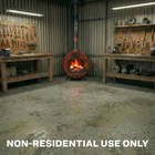Barrel Stove Kit Door Leg Steel Drum Wood Heater Fireplace Converter Cast Iron