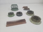 Vintage Metal Flower Frogs Floral Arrangement Spikes pins   Cage Lot Of 8