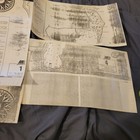 Lake George 1948 Hydrographic Survey Chart Cut And Waterproffed