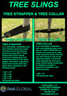 Tree Straps - Pack Of 6 50 100 1   3 8 By 24    For Securing Trees  free Shipping 