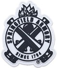 Springfield Armory Pvc Rubber Tactical Patch     2pc Hook Backing   3 x2 5 
