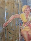 Original Veedol Women Paper Advertisement Oil Motor