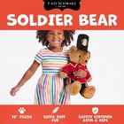 Fao Schwarz 16  Soldier Bear Plush Teddy Bear