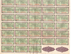 1937 Republic Of China  roc  Liberty  100 Bond With All Uncancelled Full Coupons