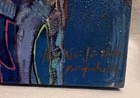 Native American Brent Learned  haa-naa-jaa-ne-doa  Painting Wolf Signed Arapaho