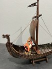 Edward Aagaard Viking Ship Iron Art  Copenhagen Denmark Metal Danish 16    Stand