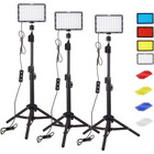 Led Photography Video Light Panel Lighting Photo Studio Lamp Kit With Tripod Sta