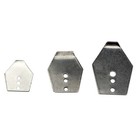 40-60pcs Stainless Swim Jig Blade Chatter Style Bait Blades Fishing Lure Parts