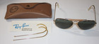 Bausch   Lomb Ray Ban Aviator Sunglasses Vintage Gold Color