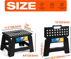 9  Folding Step Stool For Adults kids non-slip Folding Stool Portable Handle
