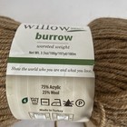 Willow Yarns Burrow Worsted Wool Blend Yarn  Walnut 0062 Lot 1667   197 Yds