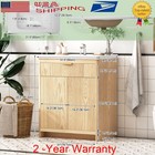 Modern Bathroom Vanity W  Ceramic Sink Wood Storage Cabinet W soft Closing Door
