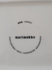 Marimekko - Oiva Unikko Rectangular Plate  white Poppy 