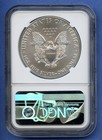 2017 Ms70 Ase American Silver Eagle  1 Us Mint Ms-70 Mercanti Signed Blast White