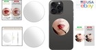 Scratch-resistant Round Phone Case Mirror Stickers - 2 Pack For All Devices