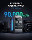Anker Solix C300 Dc Power Bank Station Outdoor 90000mah Solar Generator  refurb