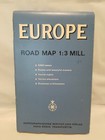 Vintage   Road Map   1 3000000   Of Europe   Pre-owned 