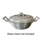 Vintage Everlast Forged Aluminum Hammered Covered Casserole Floral Theme