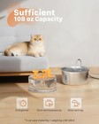 Cat Drinking Fountain Automatic Stainless Steel Pet Water Dispenser Ultra-quiet