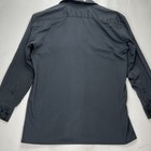 Dickies Work Shirt Mens Medium Black Long Sleeve Button Front Original Fit