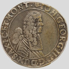 1668-cr German States Saxony-albertine 1 3 Thaler Silver Coin Pcgs Xf-40