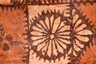 Large Vintage Tapa Bark Cloth Panel  Tonga  Polynesian  82  X 71 