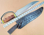 Impact Custom Made Knives New Unused 20  Fixed Blade Huge Knife Sword Dagger