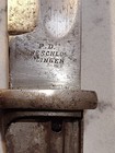 P  D  Luneschloss Solingen  German Bayonet   Scabbard  Handle Scales R Missing 
