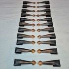 Antique Art Nouveau Stair Carpet Clips Grips With Clips Mono X 22 Copper 