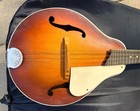 Montgomery Wards Airline A Style Flat Back 2-tone Mandolin  Circa 1953 W Case