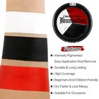 Goth White Black Red Face Paint Makeup Foundation  Clown Halloween White Face Bo