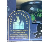 Harry Potter Color Changing Cocoa Set  2 Ceramic Mugs  2 Stir Wands  8 Mixes New