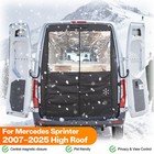 Insulated Rear Door Van Chill Curtain For Mercedes Sprinter 2007-2025 High Roof