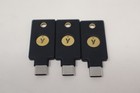 Lot Of 3 Yubikey 5c Nfc 2fa Usb Authentication Security Keys   Used
