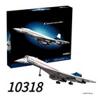 2025 New 10318 Airbus Concorde Building Kit Supersonic Airliner Space Shuttle Mo