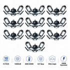 Led Garage Light Deformable Led Shop Ceiling Lights With 10 1 Adjustable Panels