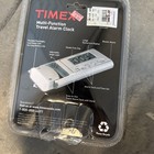 Timex Multi Function Travel Alarm Clock With Flashlight booklight Flashlight New