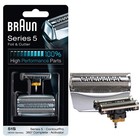 2 Pack 51s Series 5 8000 Replacement Shaver Head Foil Cutter Electric Razor