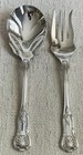 New Sheffield Epns A1 England Kings Silverplate 10 1 2  Salad Serving Set
