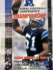 2003 Nfc Championship Game Full Unused Ticket 1 18 2004 Eagles Panthers Nfl Vtg