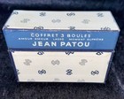 Vintage Jean Patou Coffret 3 Boules Mini Perfume Bottle Set Boxed 