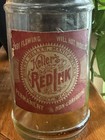 The Robert Keller Ink Co Detroit Labeled   Embossed 1890s Hand Blown Ink Bottle