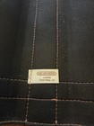 Vintage Genuine One Way Leather Book   Bible Cover - Made In Usa - Cross Motif