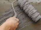 Walttools - Tru Texture Vertical Concrete Roller Sleeve - Heavy Bark