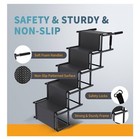 Pet Stairs Foldable 5-step Dog Steps For High Bed Non-slip Car Ladder Ramp Suv