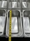 Voisen  6 Pack Hotel Pans  1 3 Size 6 Deep  Nsf  Commercial Stainless Steel Pan