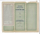 Texas 1922 Val Verde County Texas Lease Oil Interim Stock Certificate
