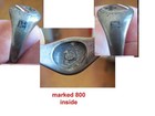 Wwi German Patriotic Ring Iron Cross Flag Symbols 800 Silver
