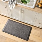 Faux Leather Comfort Mat Charcoal - Figmint