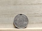 1935  ah 1354  1 Riyal Saudi Arabia Silver   916  Coin  holed 